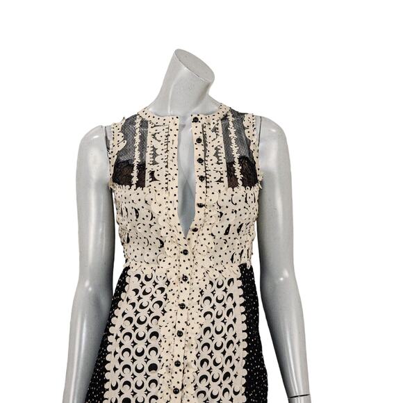 Beguile By Byron Lars Women's Lasercut sheath pencil Dress size 0 - Picture 7 of 11